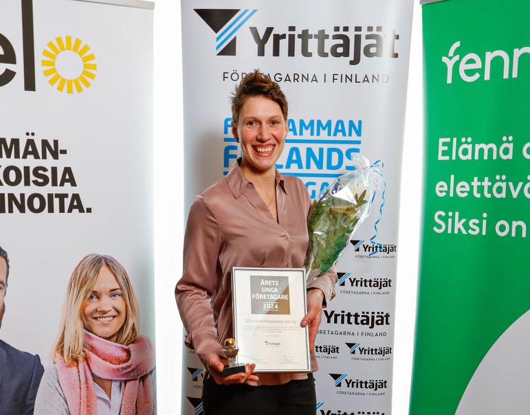 From RE-FEM Participant to Award-Winning Entrepreneur: Emelie Sandelin Named Young Entrepreneur of the Year in Coastal Ostrobothnia